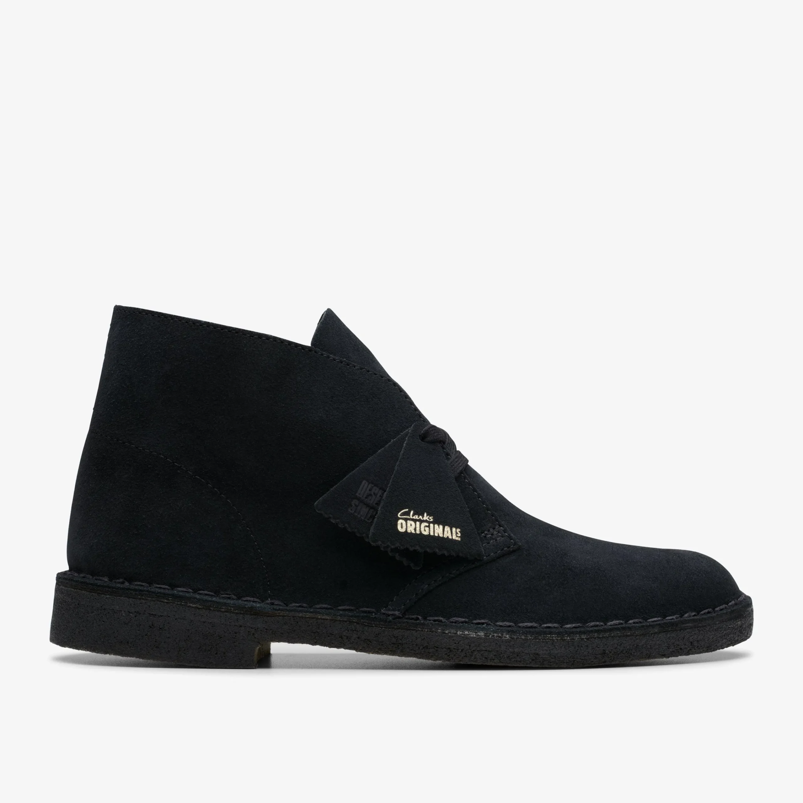Clarks Desert Boot Black Suede Sale