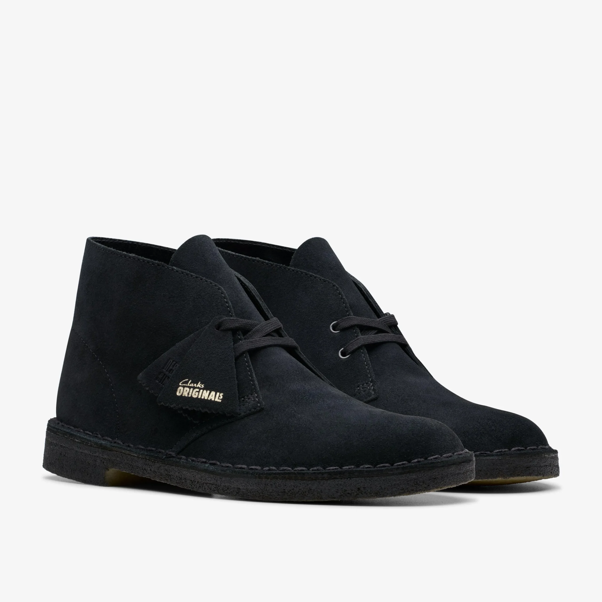Clarks Desert Boot Black Suede Sale