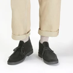 Clarks Desert Boot Evo Black Suede Hot