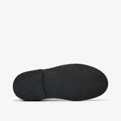 Clarks Desert Boot Older Black Leather Cheap