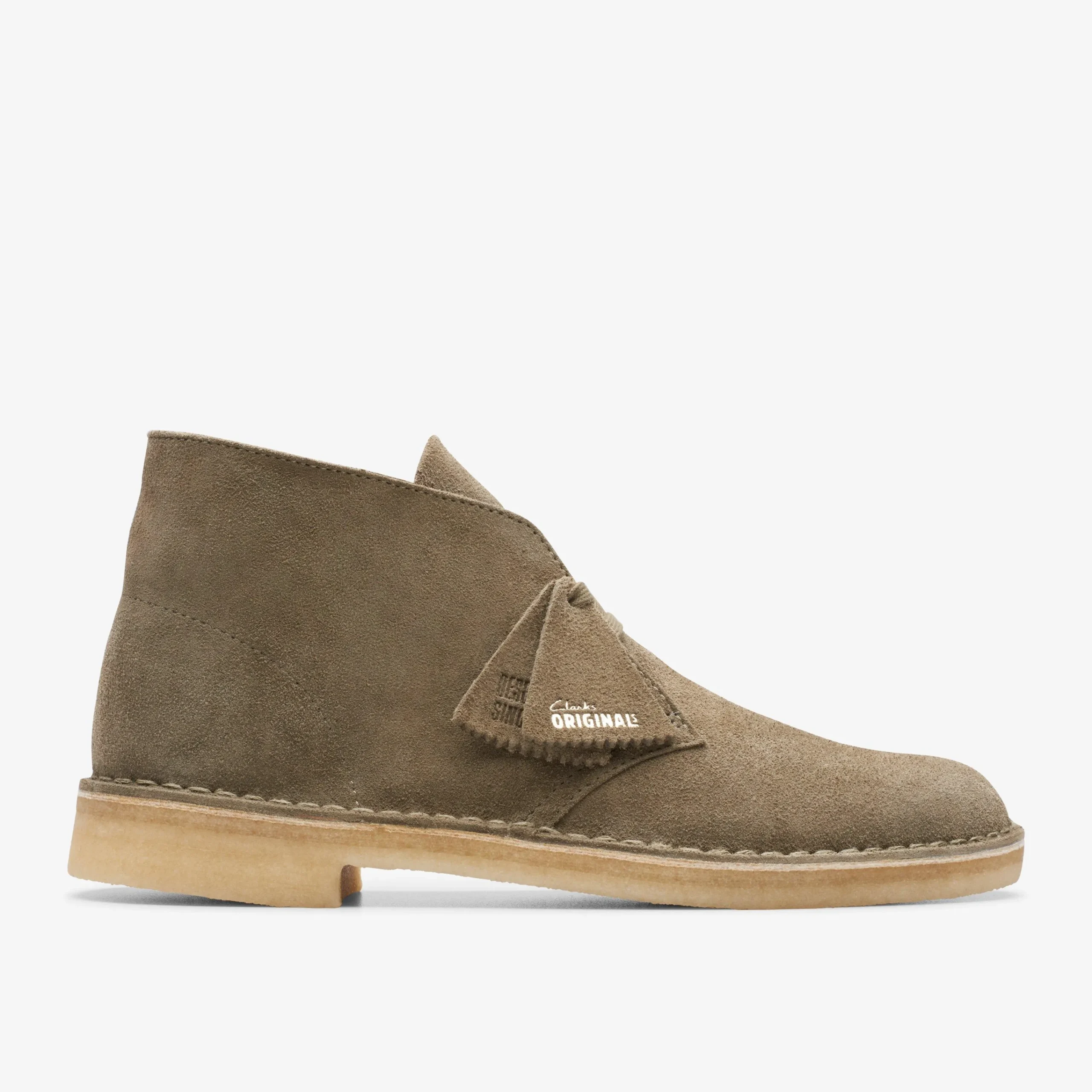 Clarks Desert Boot Pale Khaki Suede New