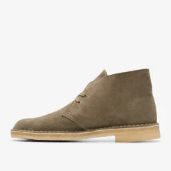 Clarks Desert Boot Pale Khaki Suede New