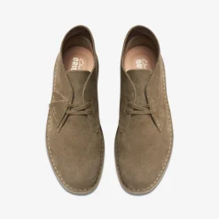 Clarks Desert Boot Pale Khaki Suede New