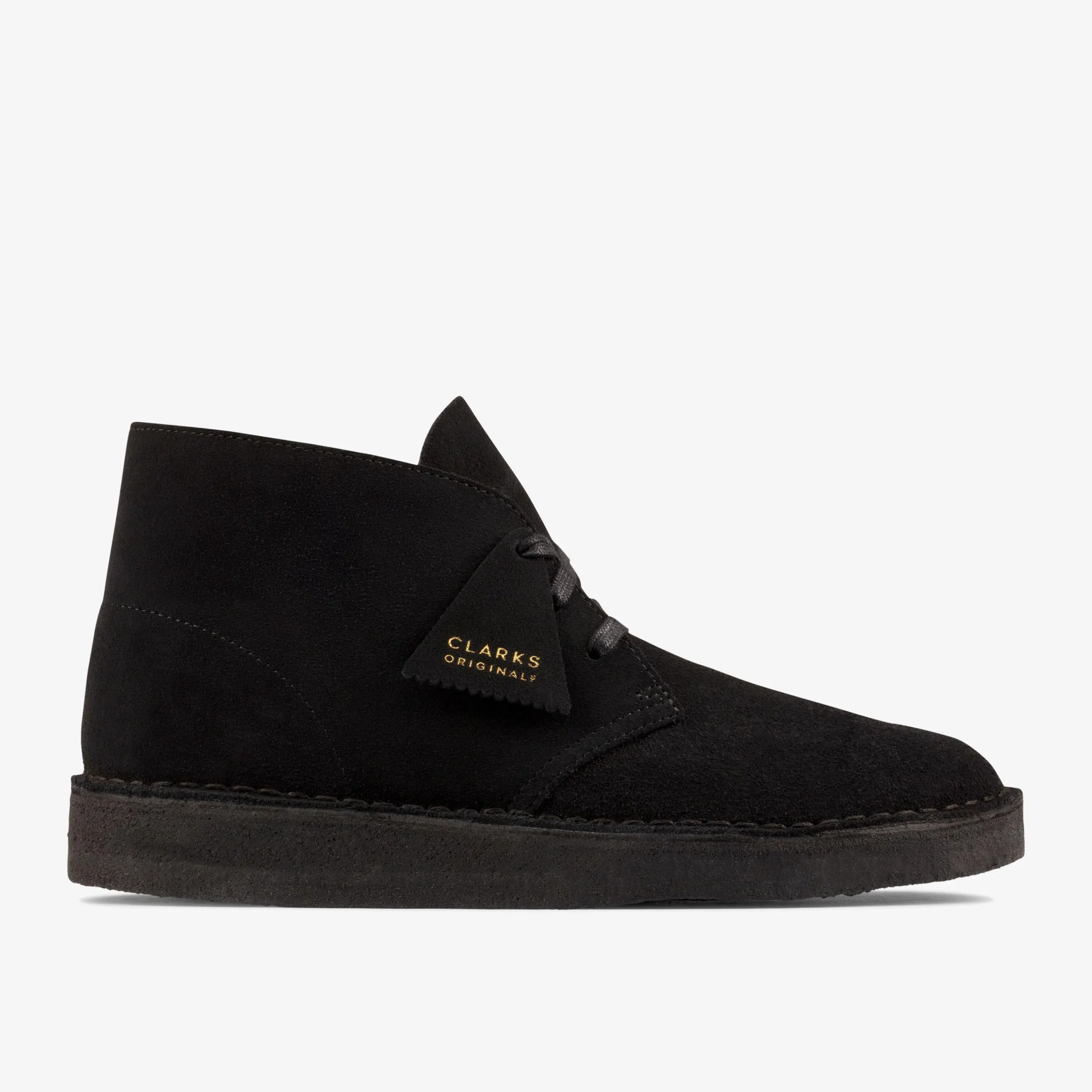 Clarks Desert Coal Black Suede Outlet