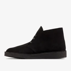 Clarks Desert Coal Black Suede Outlet