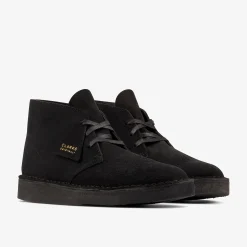 Clarks Desert Coal Black Suede Outlet