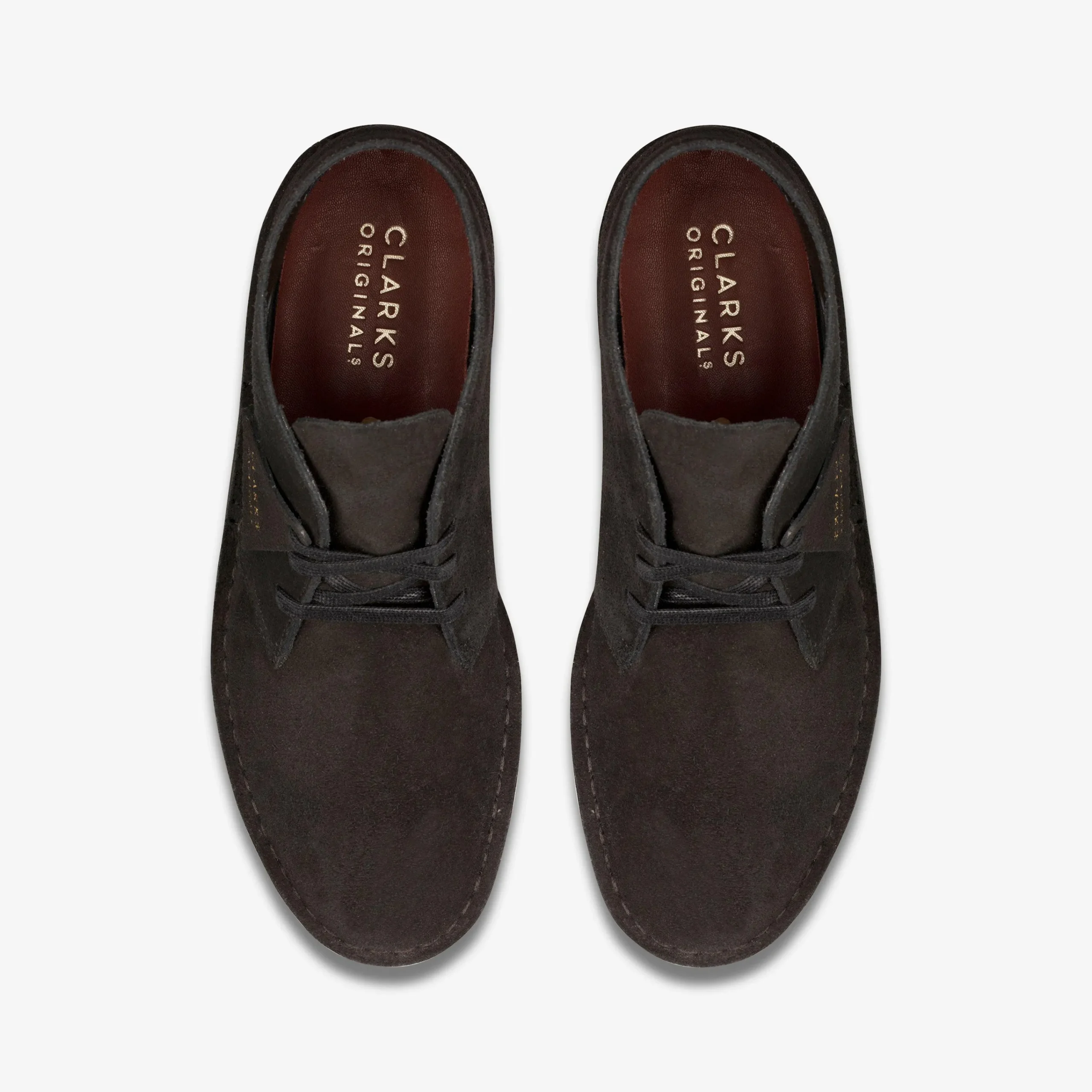 Clarks Desert Coal Black Suede Outlet