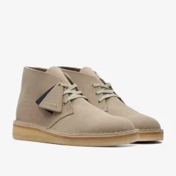 Clarks Desert Coal Stone Suede Cheap