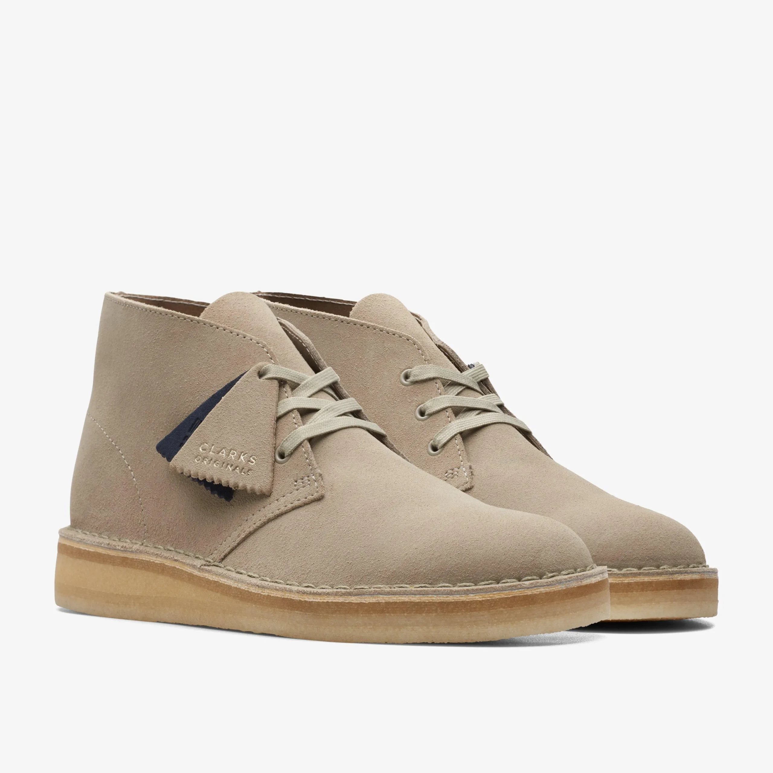 Clarks Desert Coal Stone Suede Cheap
