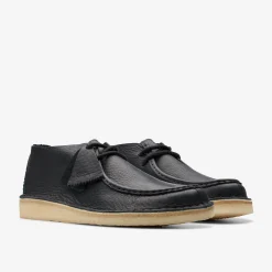 Clarks Desert Nomad Black Leather Best