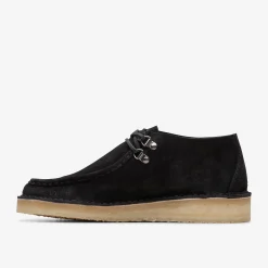 Clarks Desert Nomad Black Suede Store