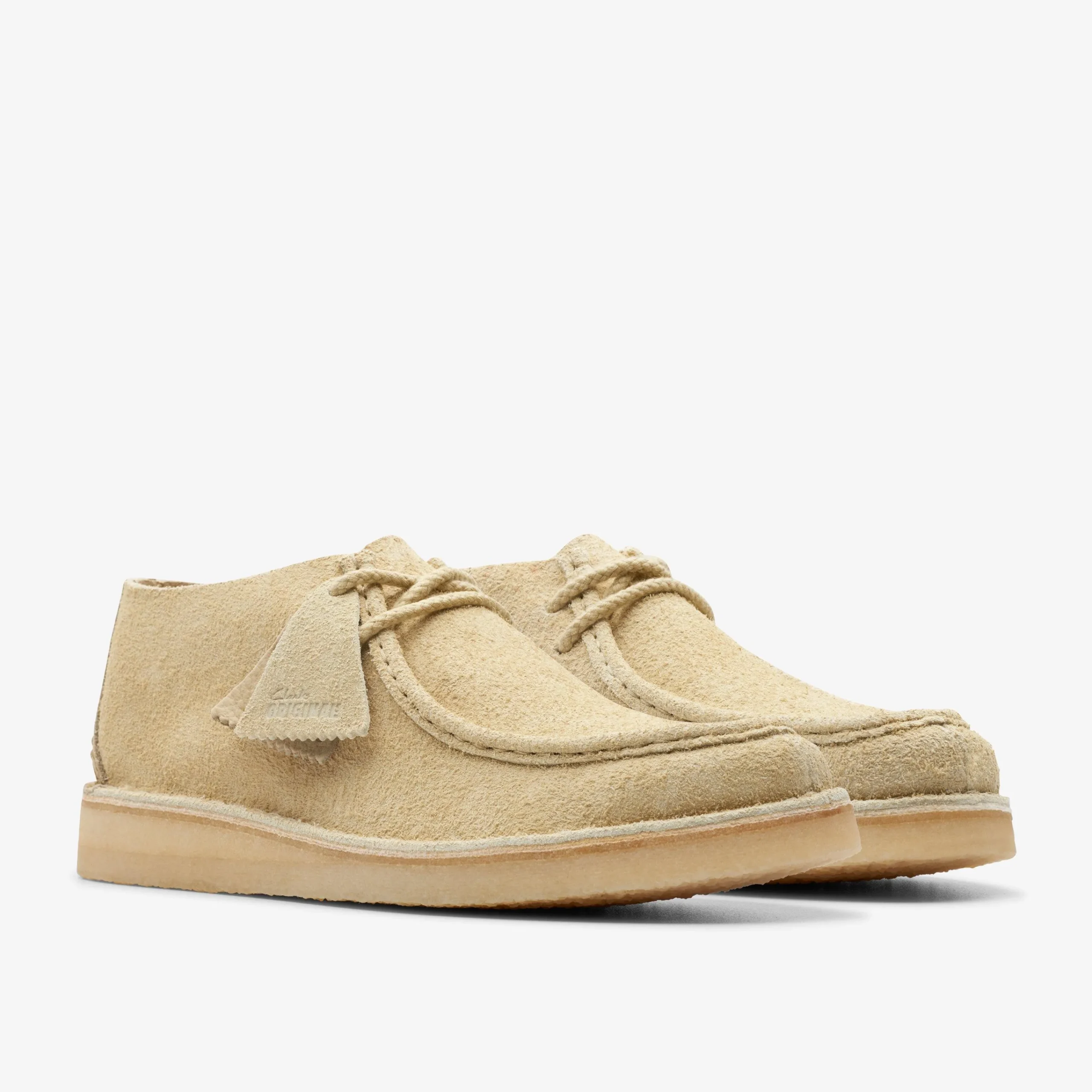 Clarks Desert Nomad Maple Hairy Suede Shop
