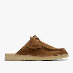 Clarks Desert Nomad Mule Cola Suede Clearance