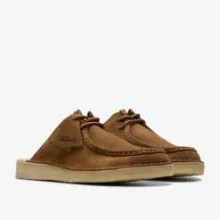Clarks Desert Nomad Mule Cola Suede Clearance