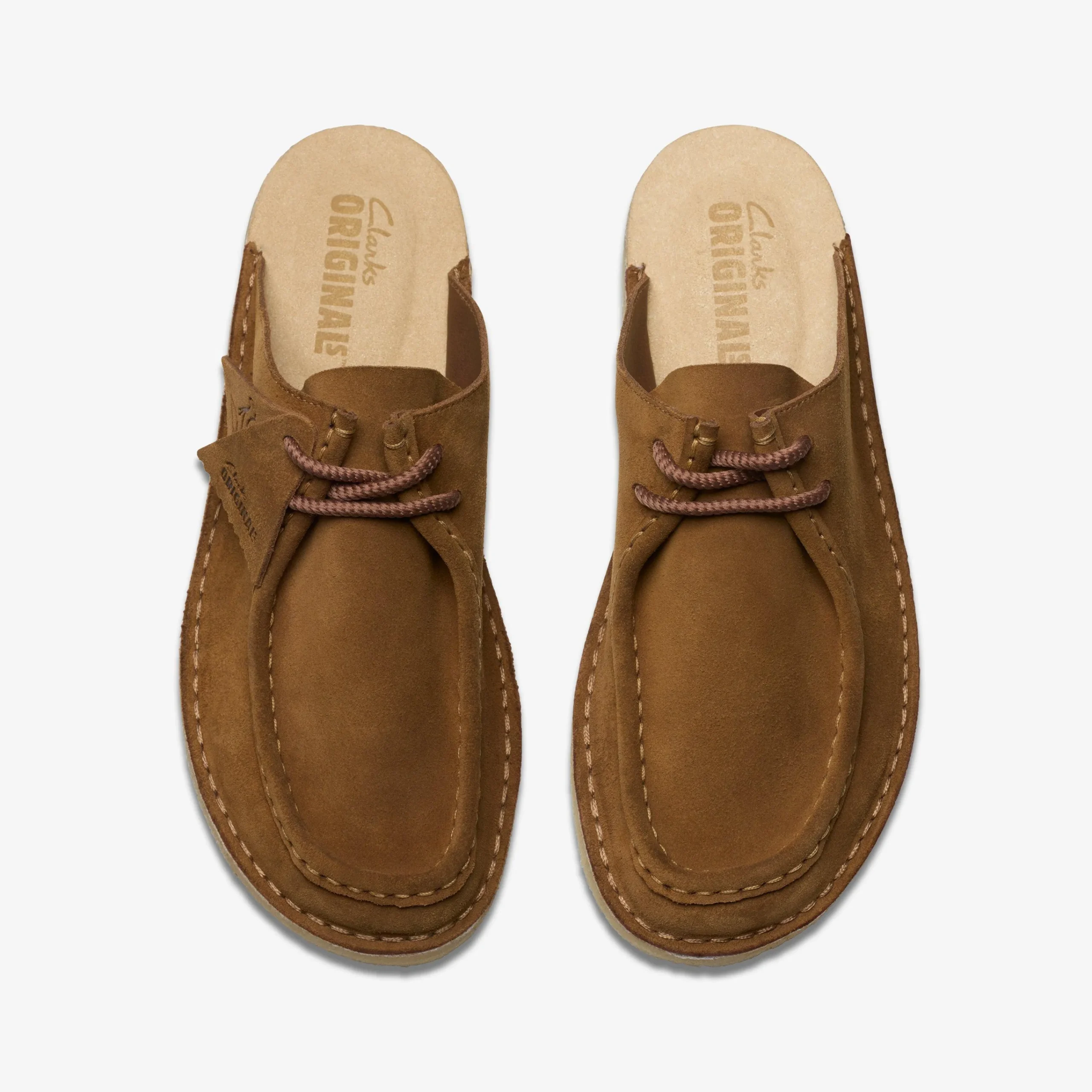 Clarks Desert Nomad Mule Cola Suede Clearance