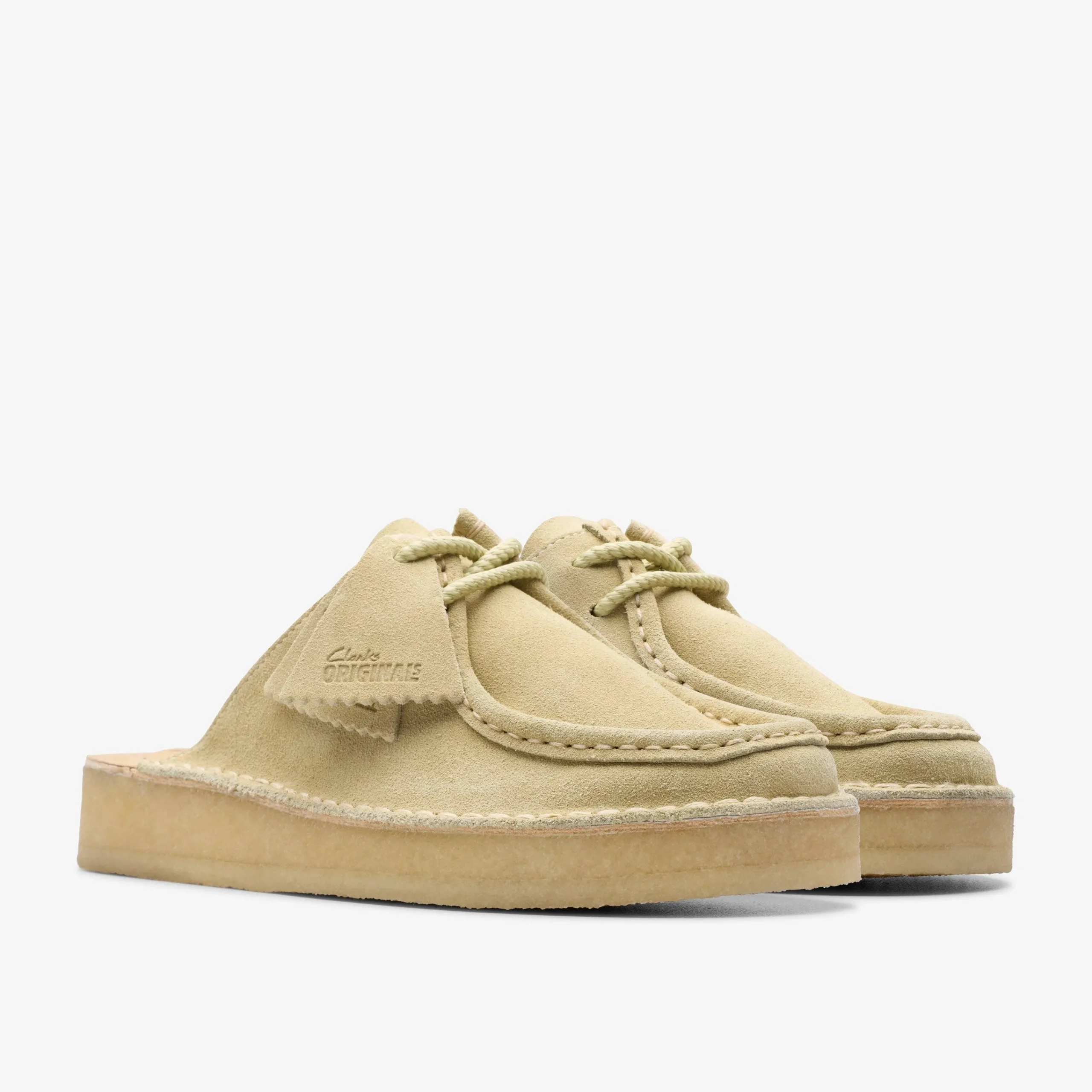 Clarks Desert Nomad Mule Maple Suede Online