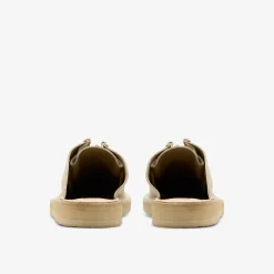 Clarks Desert Nomad Mule Pale Grey Suede Discount