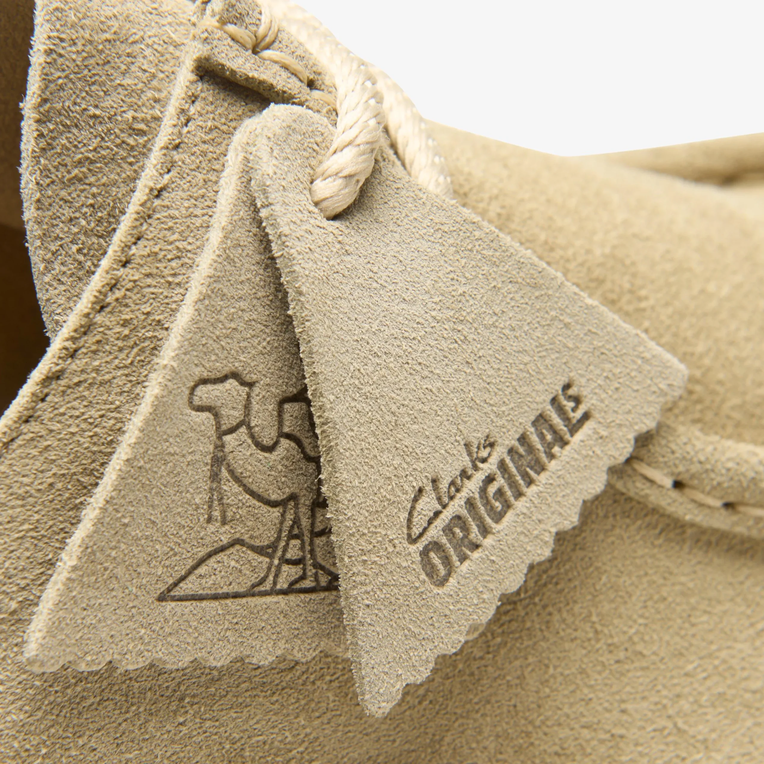 Clarks Desert Nomad Mule Pale Grey Suede Discount