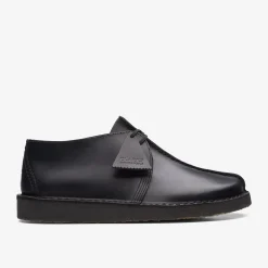 Clarks Desert Trek Black Leather Shop