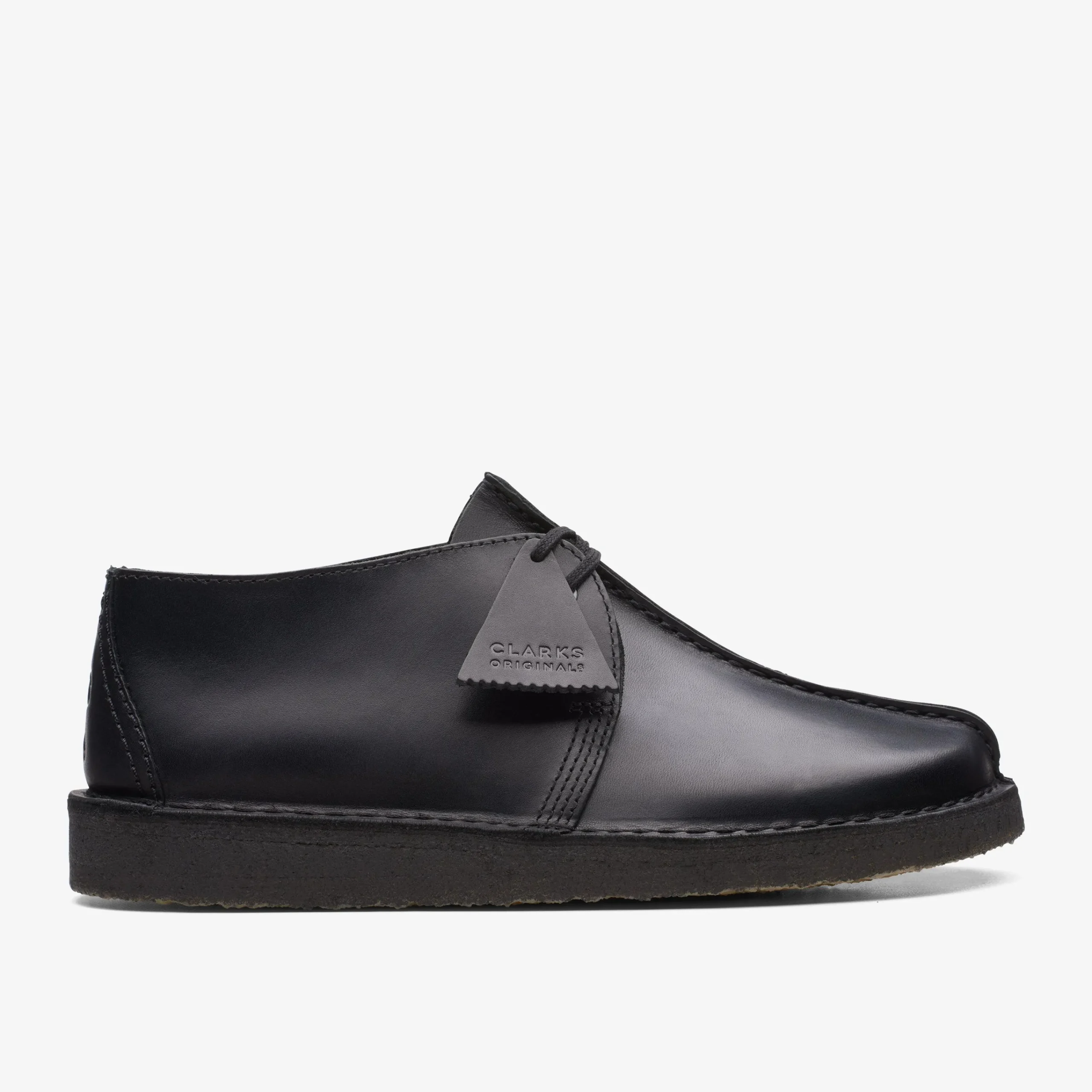 Clarks Desert Trek Black Leather Shop