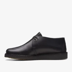Clarks Desert Trek Black Leather Shop