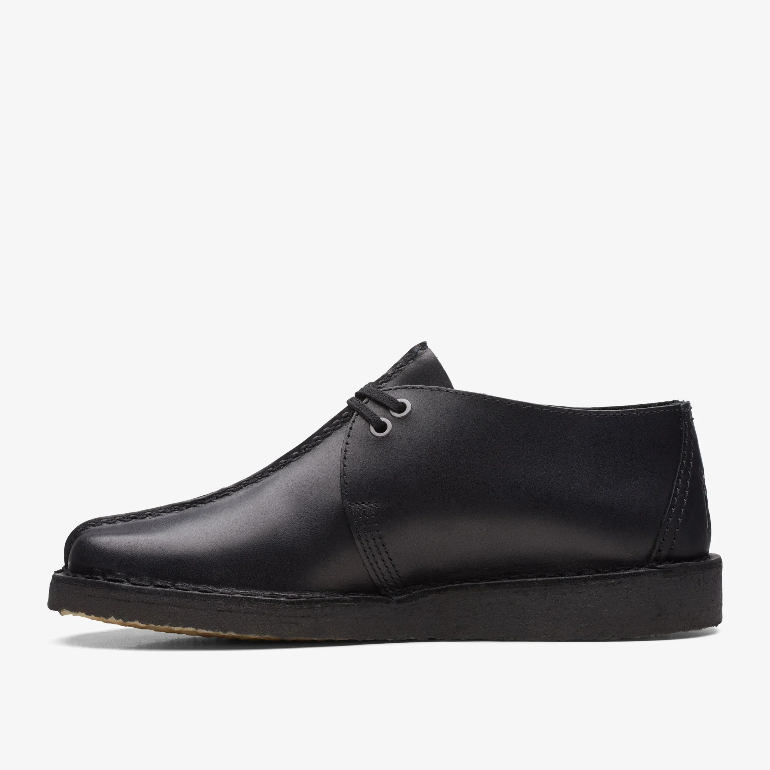 Clarks Desert Trek Black Leather Shop