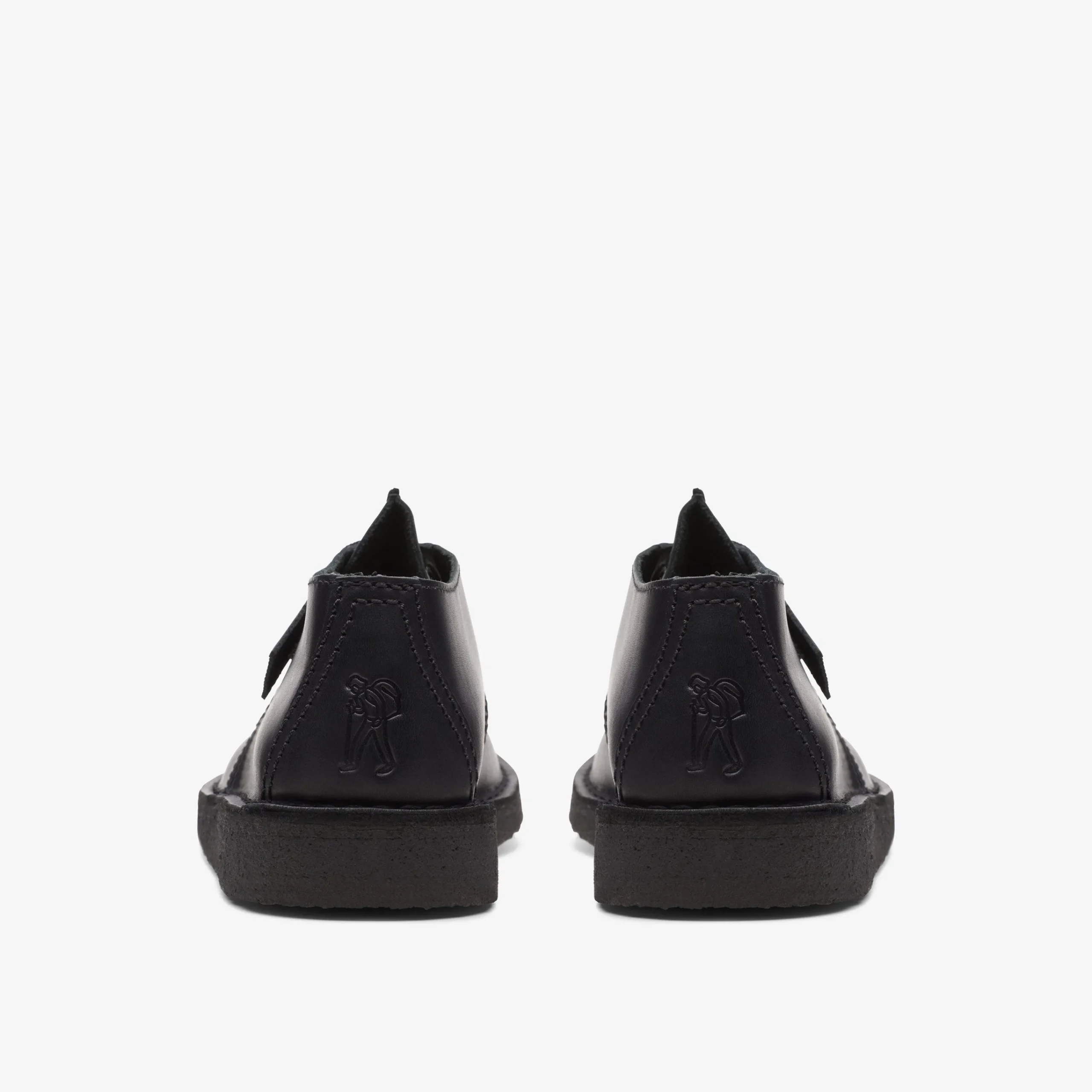 Clarks Desert Trek Black Leather Shop