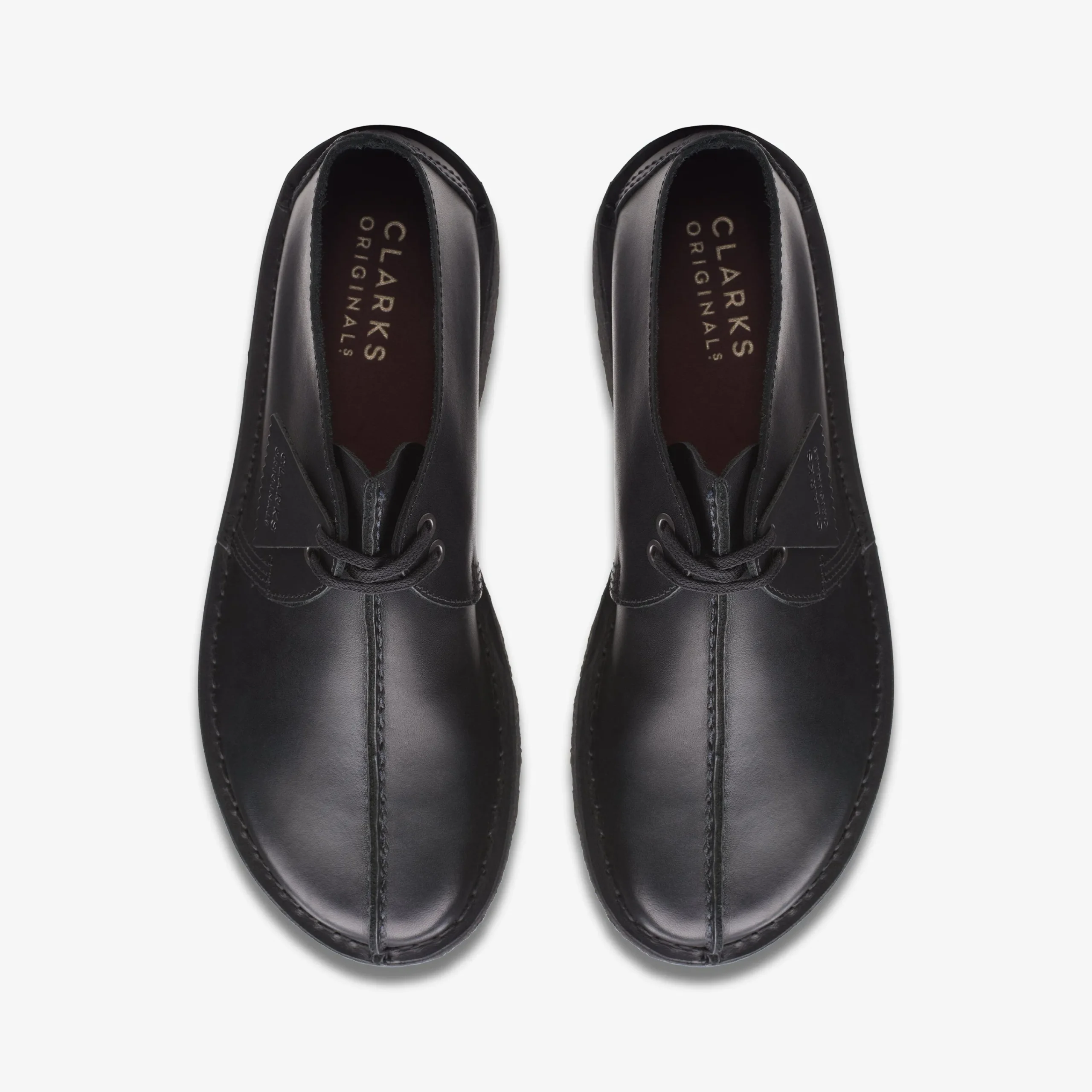 Clarks Desert Trek Black Leather Shop
