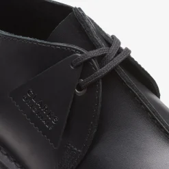 Clarks Desert Trek Black Leather Shop