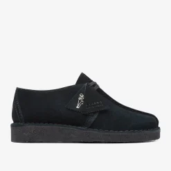 Clarks Desert Trek Black Suede Cheap