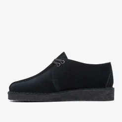 Clarks Desert Trek Black Suede Cheap