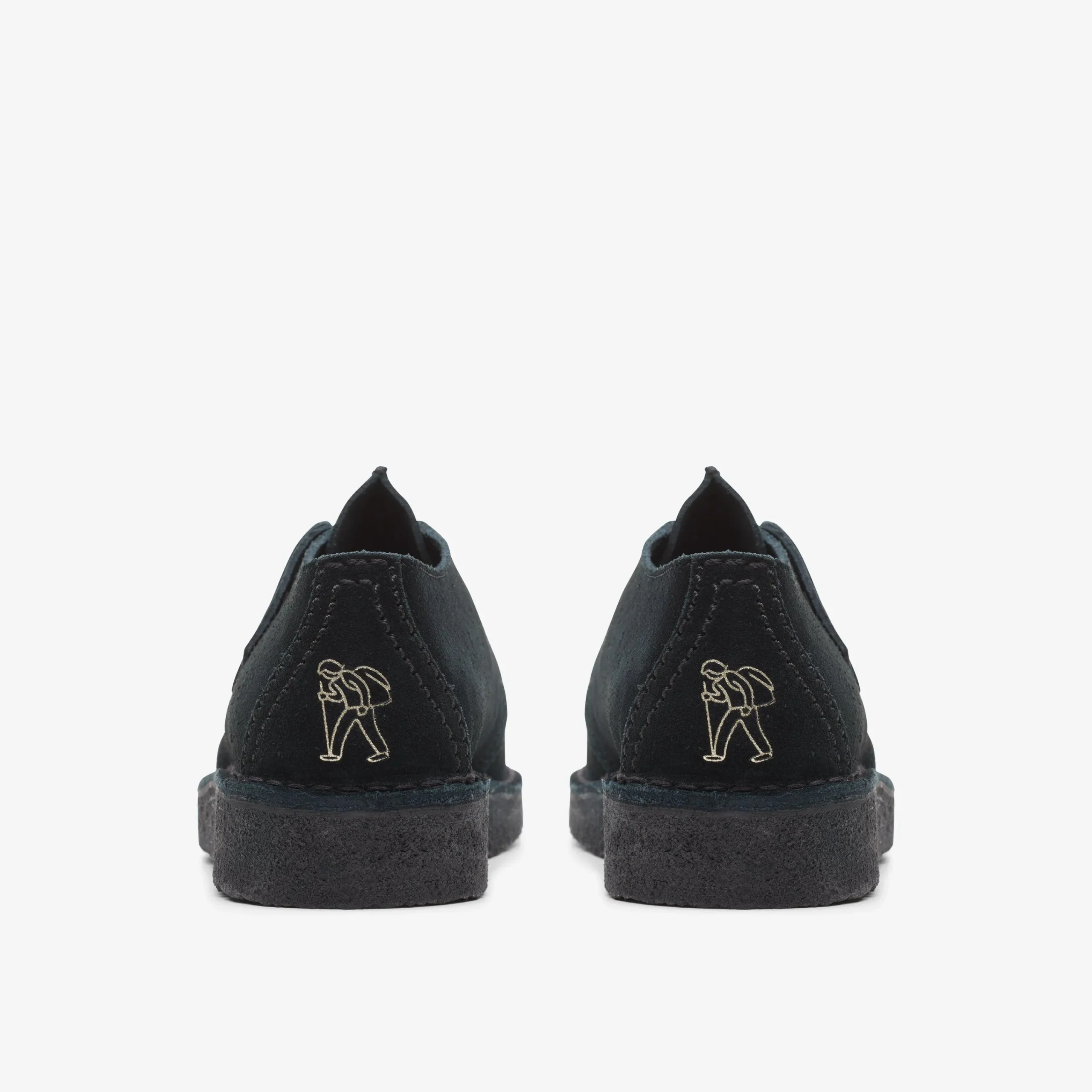 Clarks Desert Trek Black Suede Cheap