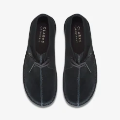Clarks Desert Trek Black Suede Cheap