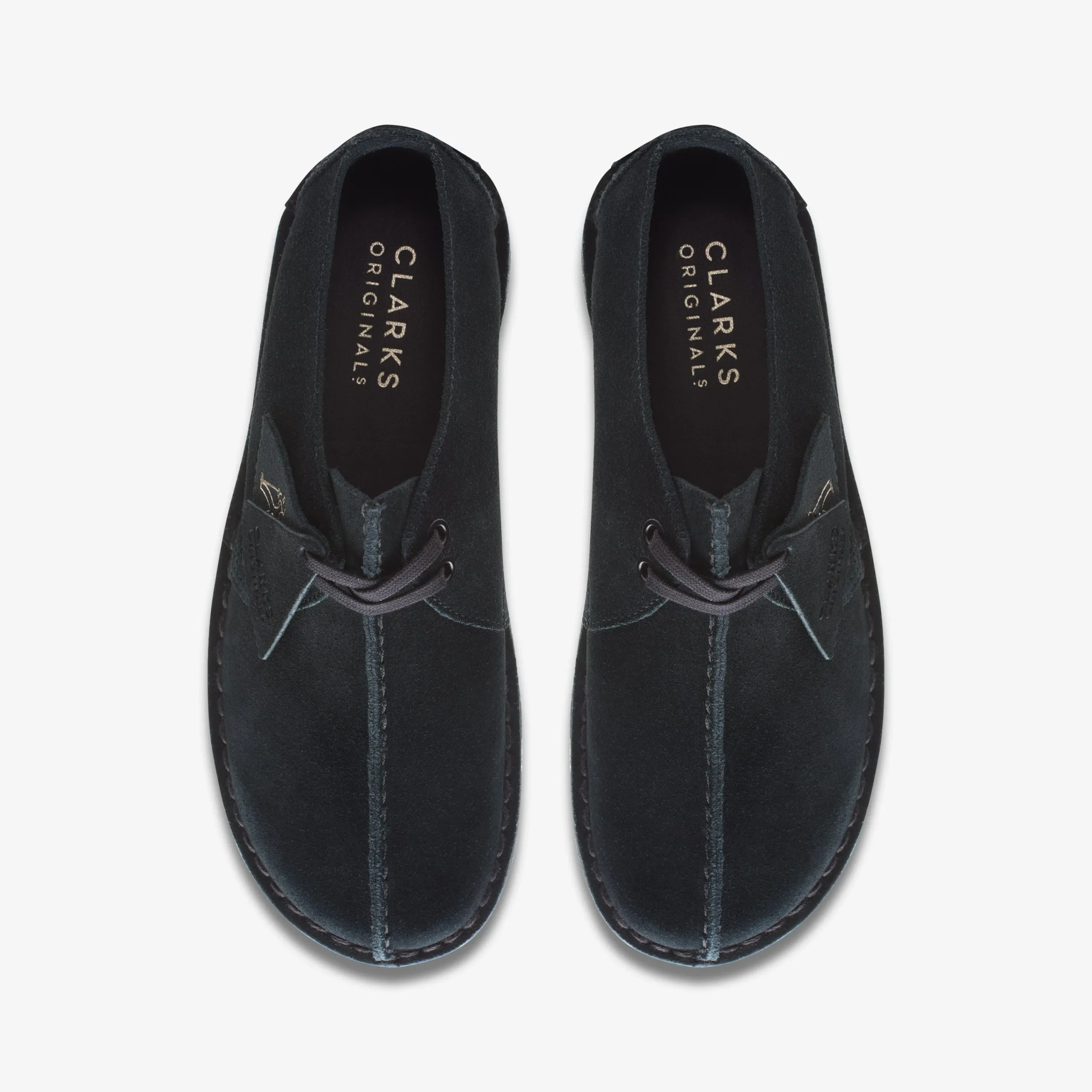 Clarks Desert Trek Black Suede Cheap