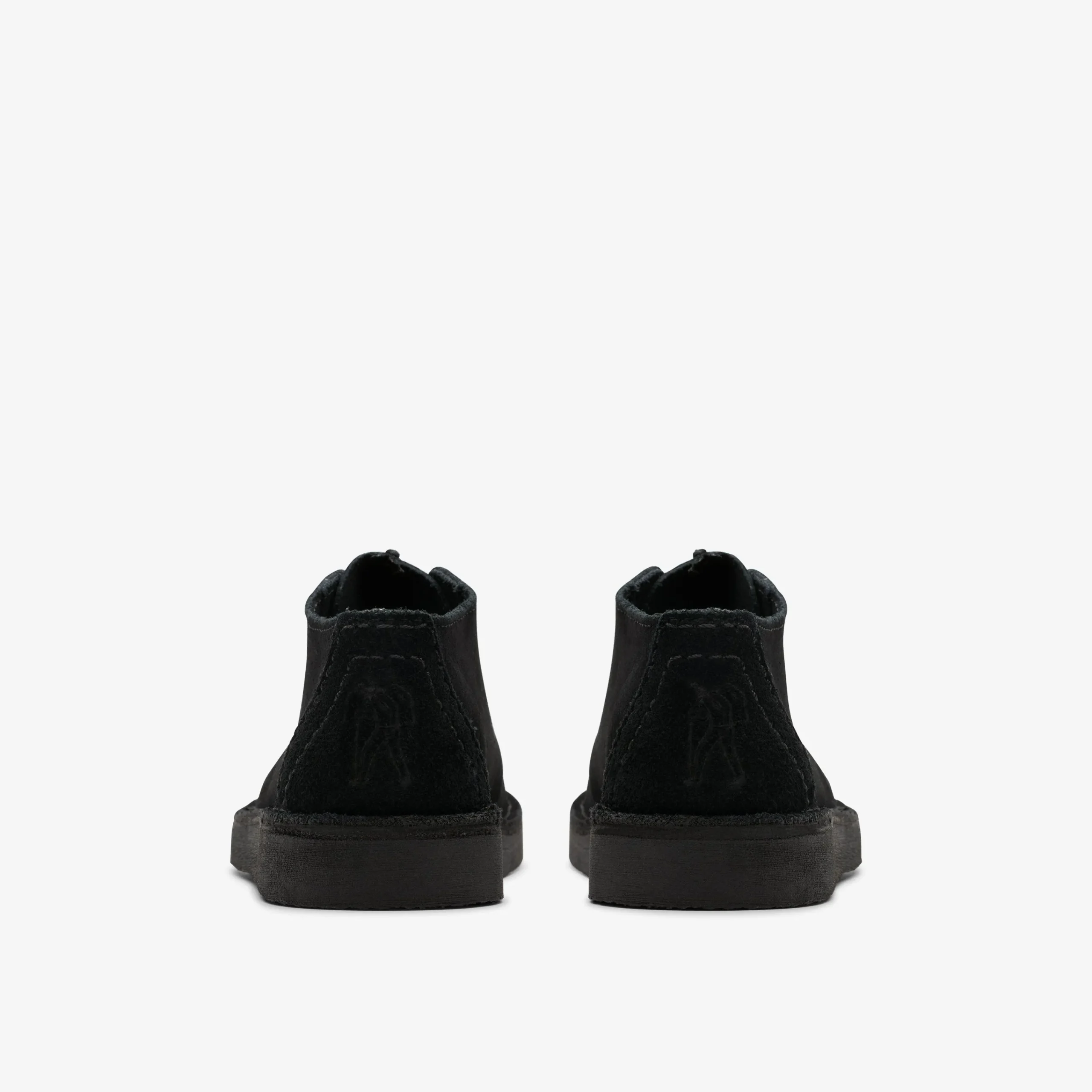Clarks Desert Trek Older Black Suede Discount