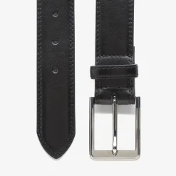 Clarks Dress Belt Black Leather Cheap