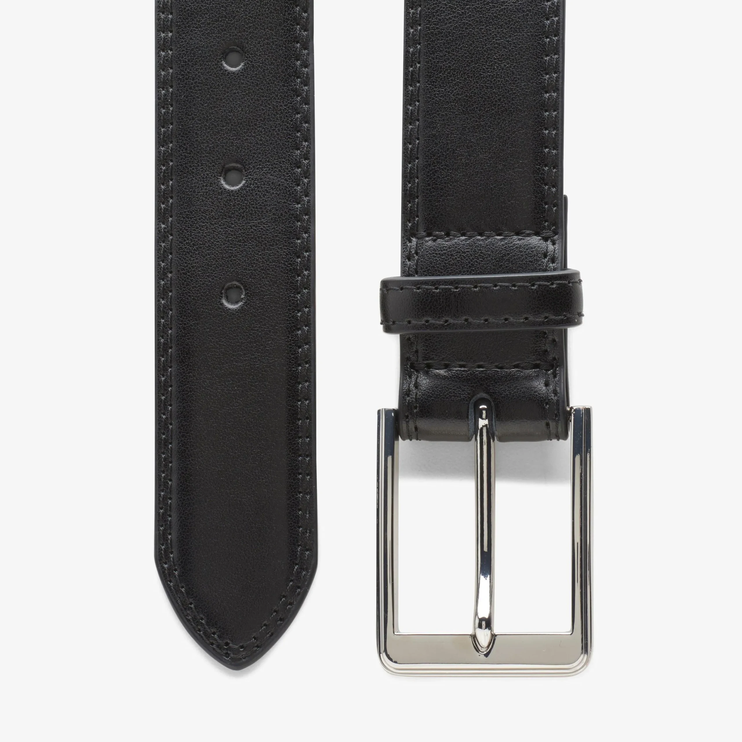 Clarks Dress Belt Black Leather Cheap
