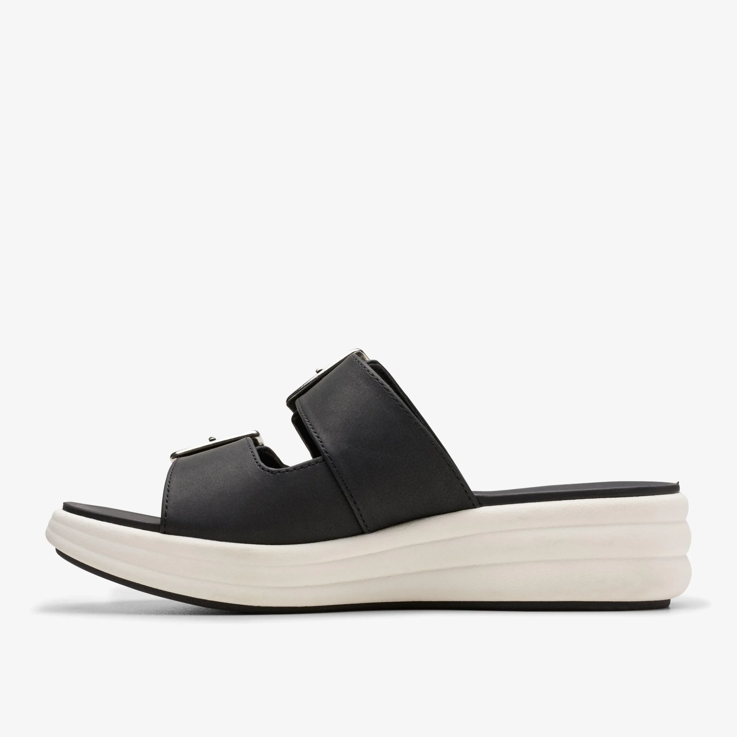 Clarks Drift Buckle Black Fashion