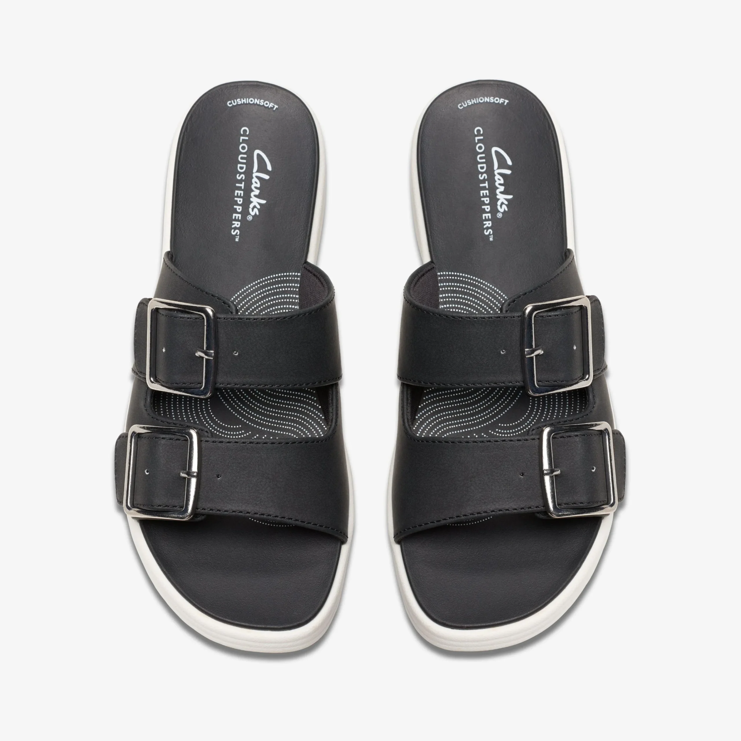 Clarks Drift Buckle Black Fashion