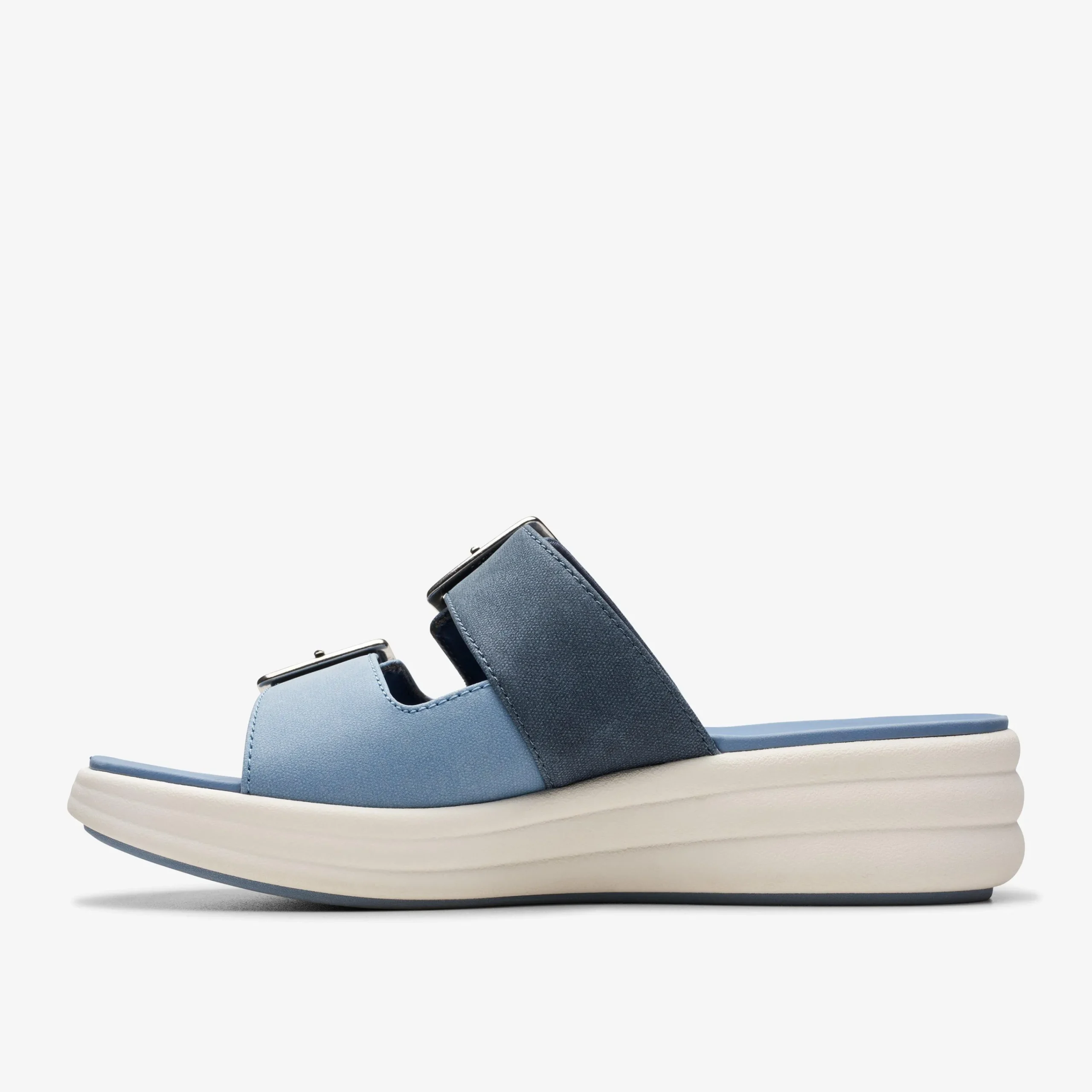 Clarks Drift Buckle Denim Combination New
