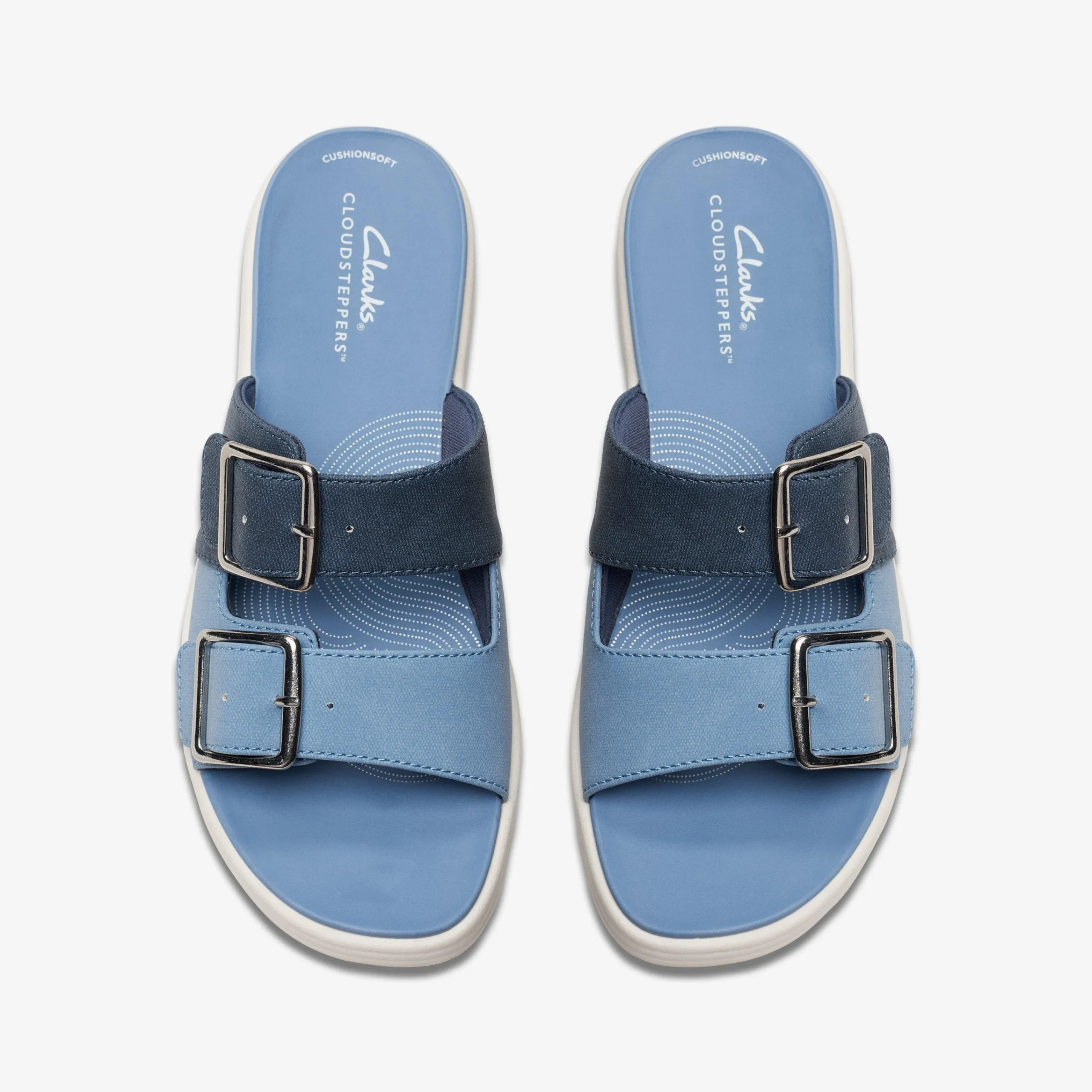 Clarks Drift Buckle Denim Combination New