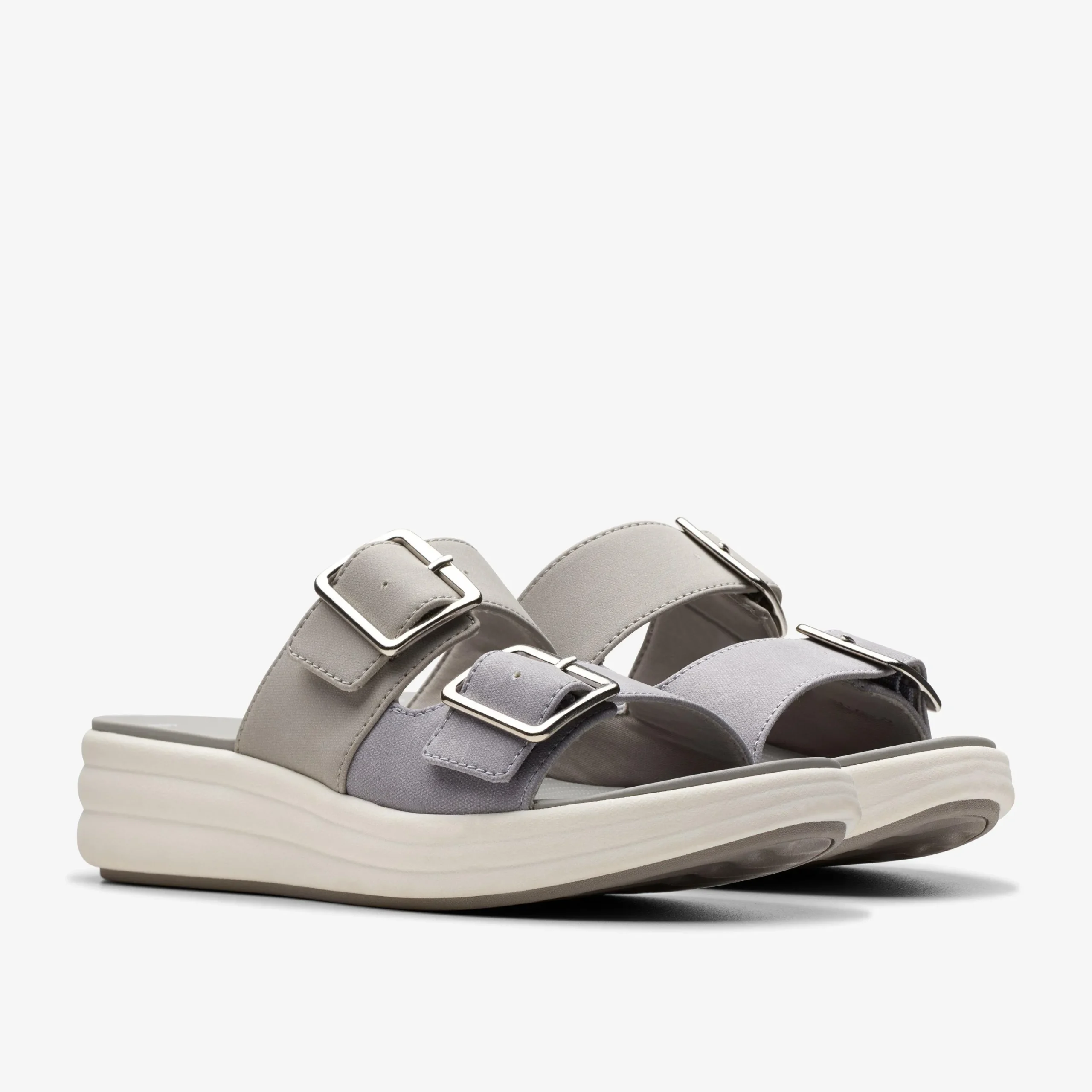 Clarks Drift Buckle Lilac Combination Best Sale