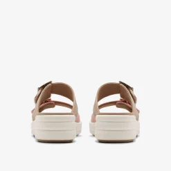 Clarks Drift Buckle Peach Combination Clearance
