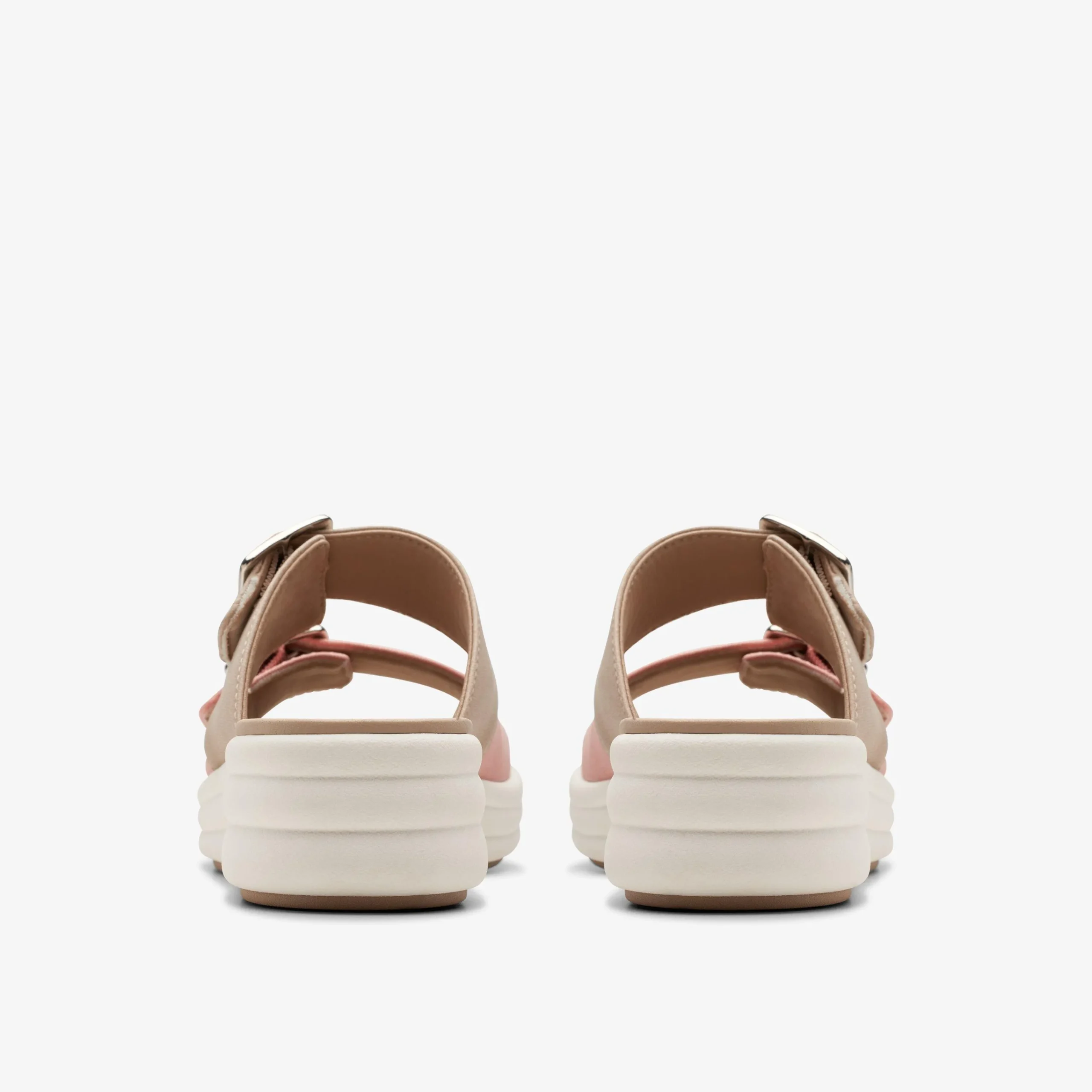 Clarks Drift Buckle Peach Combination Clearance
