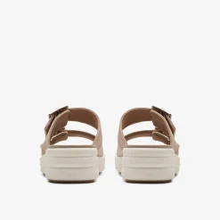 Clarks Drift Buckle Sand Combination Best Sale