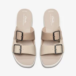 Clarks Drift Buckle Sand Combination Best Sale