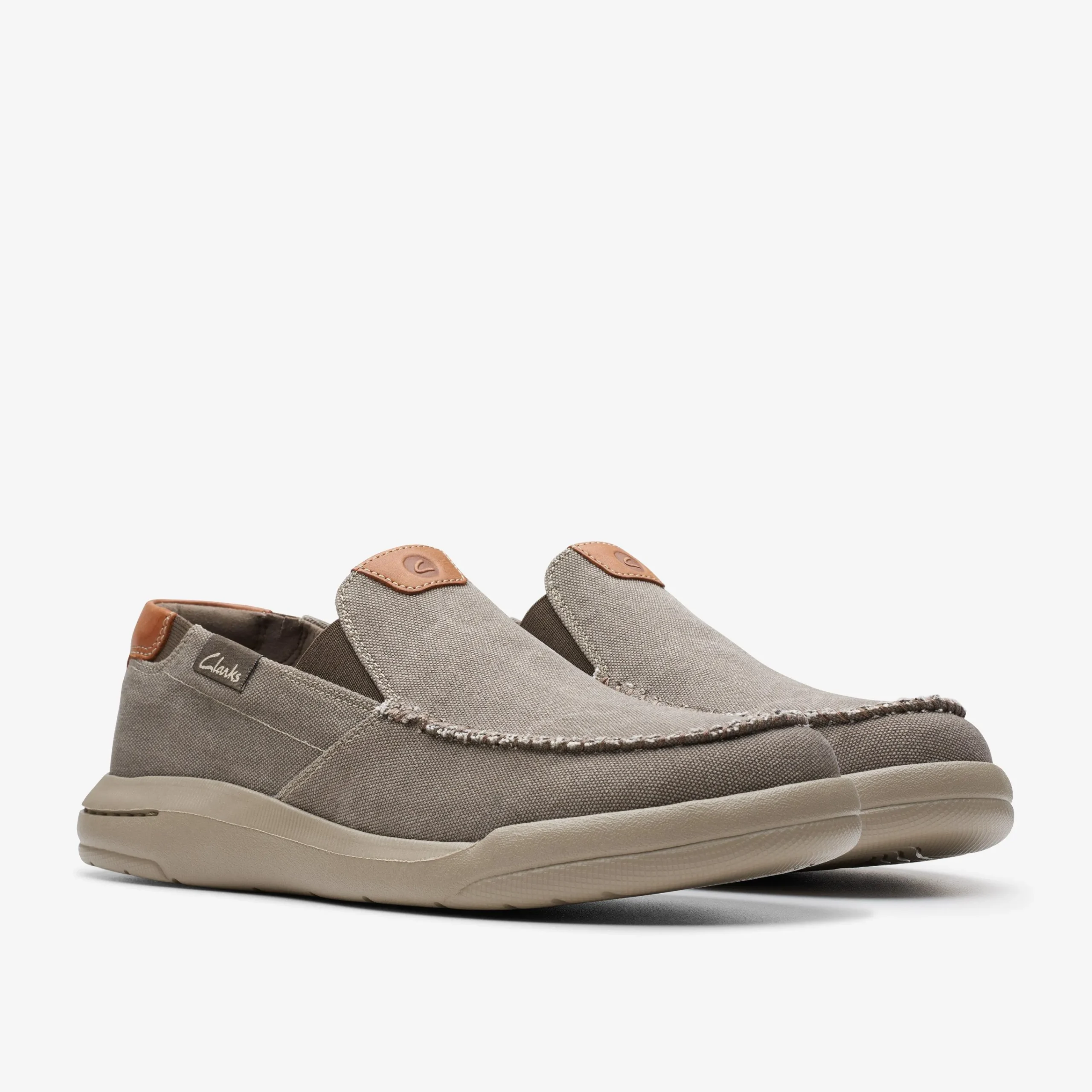 Clarks Driftlite Step Taupe Canvas Hot