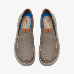 Clarks Driftlite Step Taupe Canvas Hot
