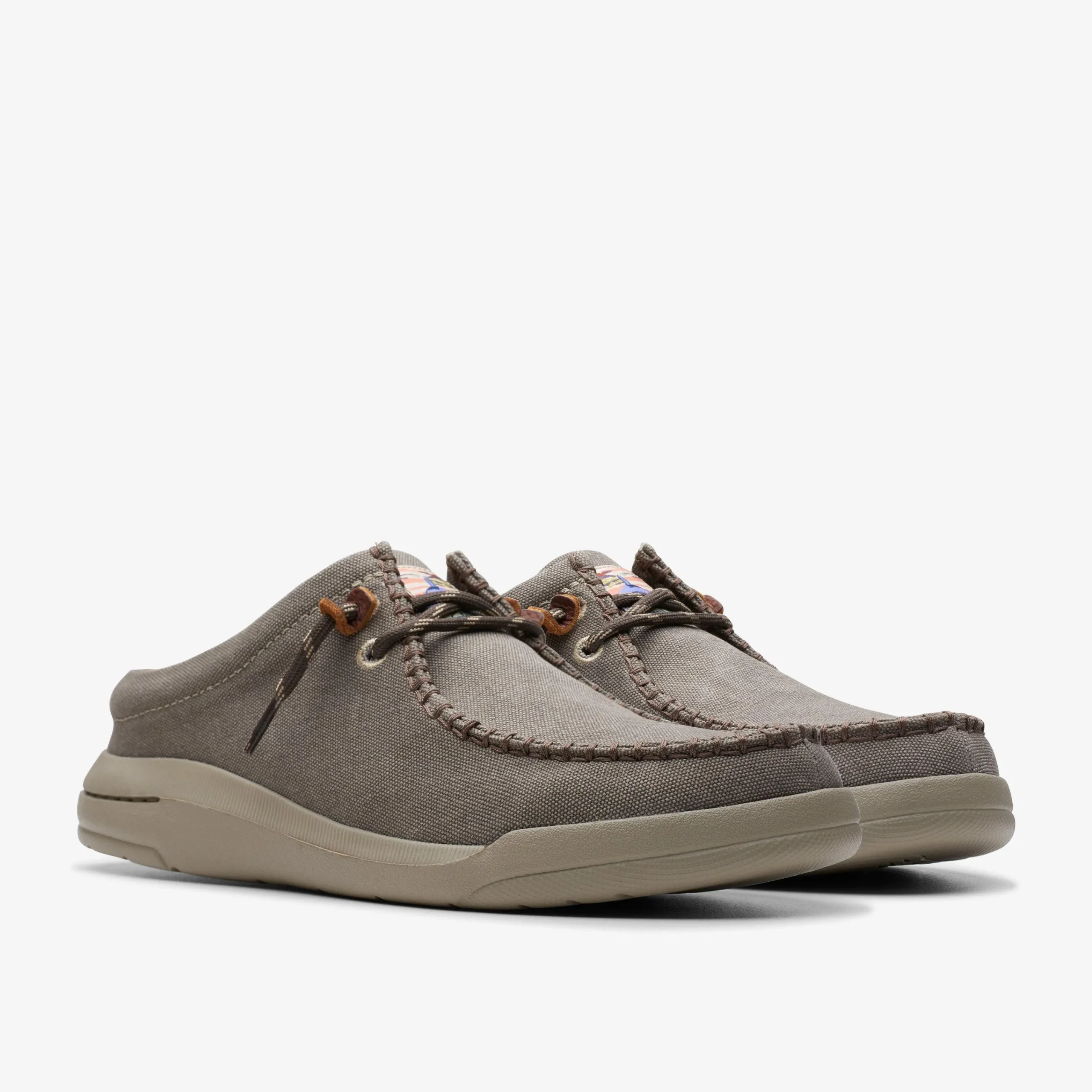Clarks Driftlite Surf Taupe Interest Fashion
