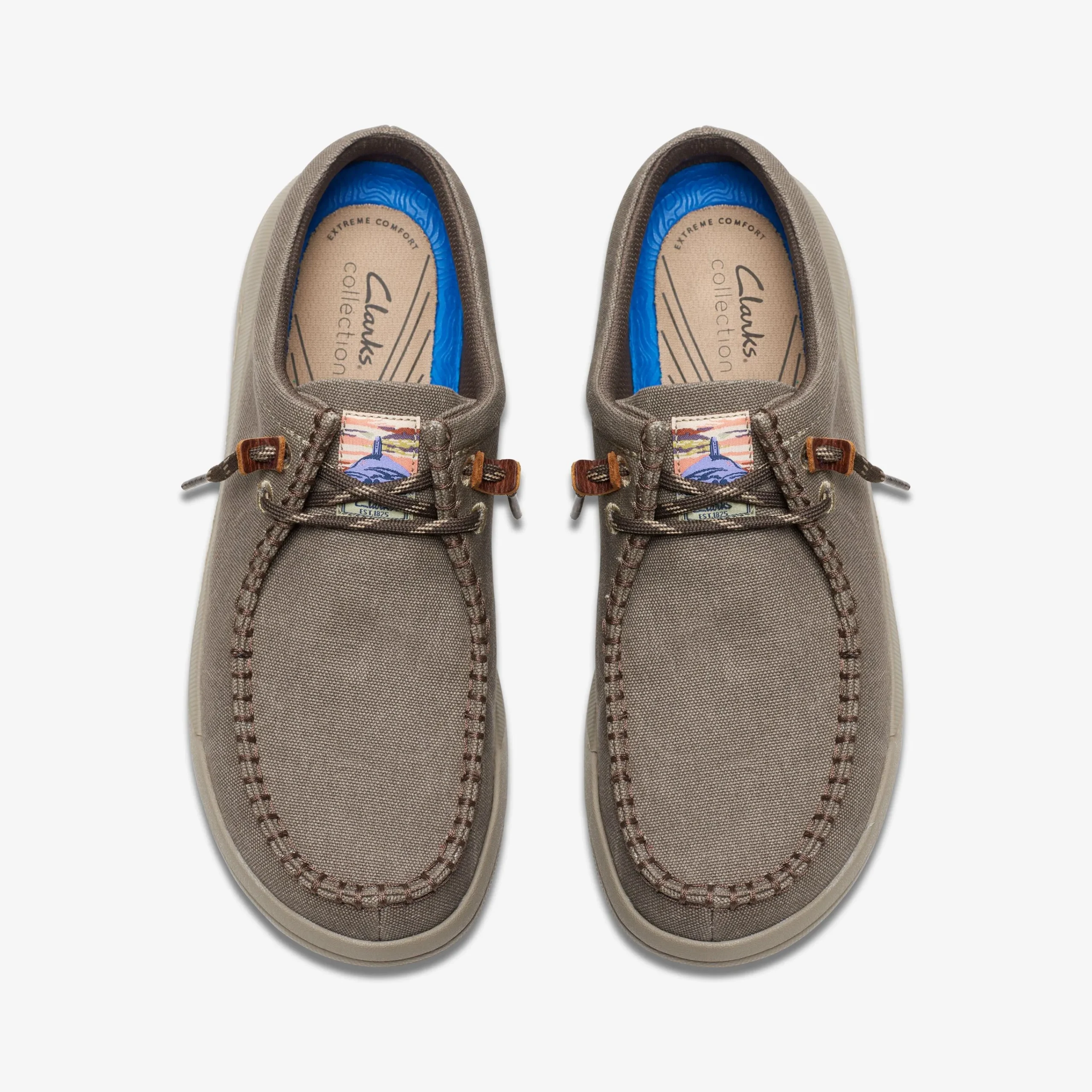 Clarks Driftlite Surf Taupe Interest Fashion